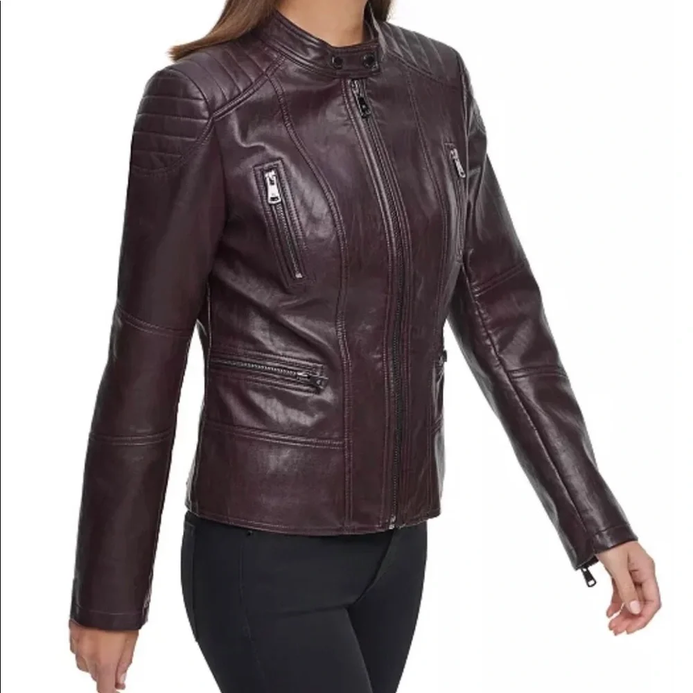Faux leather jacket - Picture 3 of 3